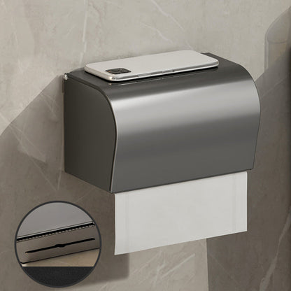 Skorter | Contemporary Bathroom Accessory Set Grey Aluminum Bathroom Accessory Kit