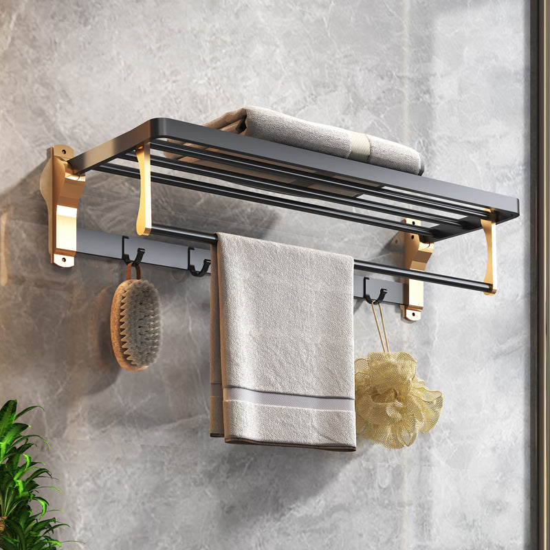 Skorter | Black & Brass Bathroom Set Modern Style Bathroom Accessories As Individual Piece Or As Set