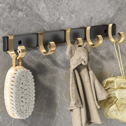 Skorter | Black & Brass Bathroom Set Modern Style Bathroom Accessories As Individual Piece Or As Set
