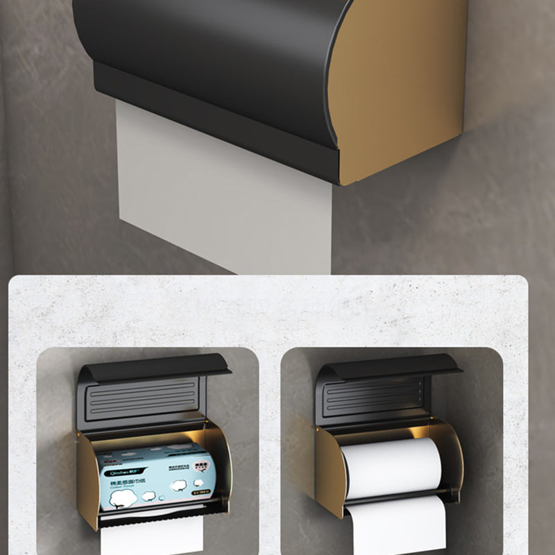 Skorter | Black & Brass Bathroom Set Modern Style Bathroom Accessories As Individual Piece Or As Set