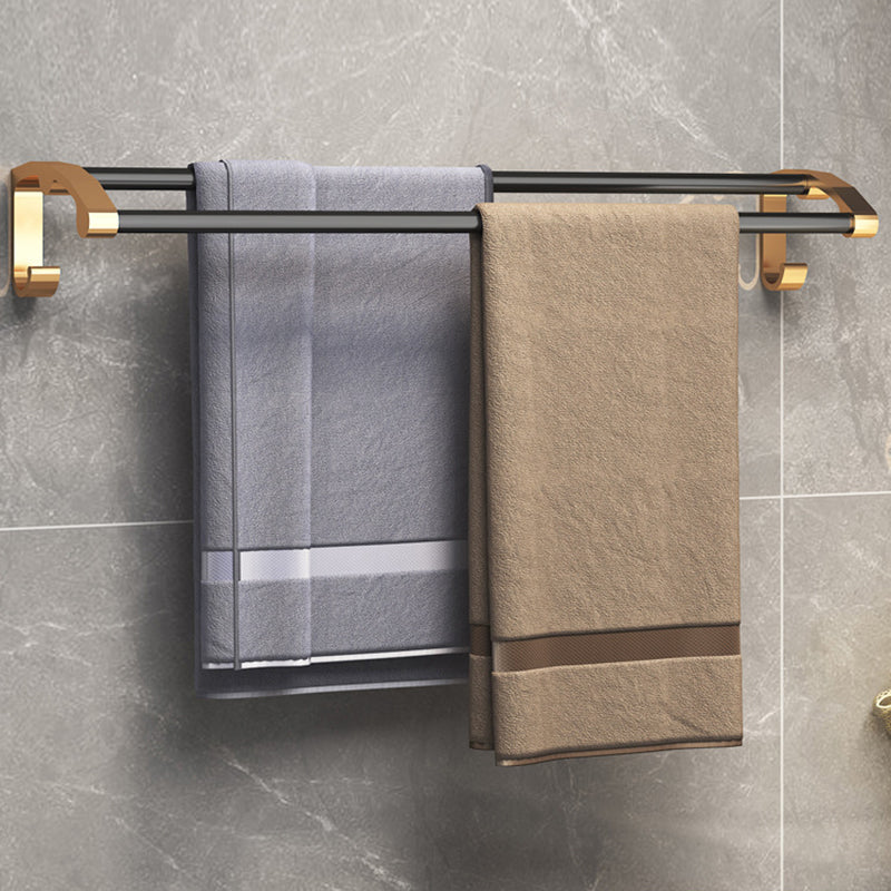 Skorter | Black & Brass Bathroom Set Modern Style Bathroom Accessories As Individual Piece Or As Set