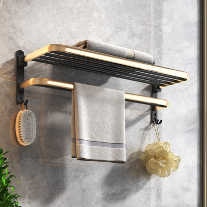 Skorter | Black & Brass Bathroom Set Modern Style Bathroom Accessories As Individual Piece Or As Set