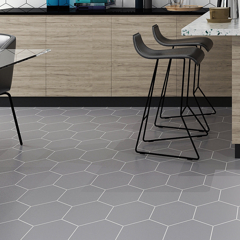 Skorter | Bathroom Wall Floor Tile Waterproof Geometric Pattern Floor Wallpaper