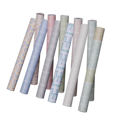 Skorter | Bathroom Wall Floor Tile Waterproof Geometric Pattern Floor Wallpaper