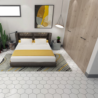 Skorter | Bathroom Wall Floor Tile Waterproof Geometric Pattern Floor Wallpaper