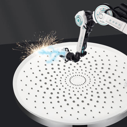 Skorter | Round Fixed Shower Head High Flow Aerated Wall Mount Shower Head