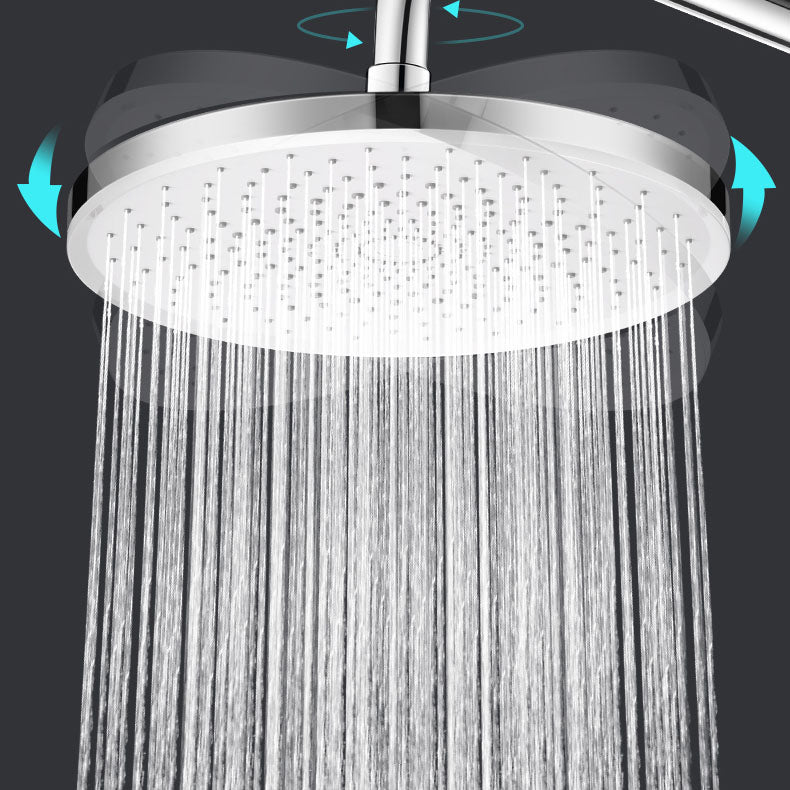 Skorter | Round Fixed Shower Head High Flow Aerated Wall Mount Shower Head