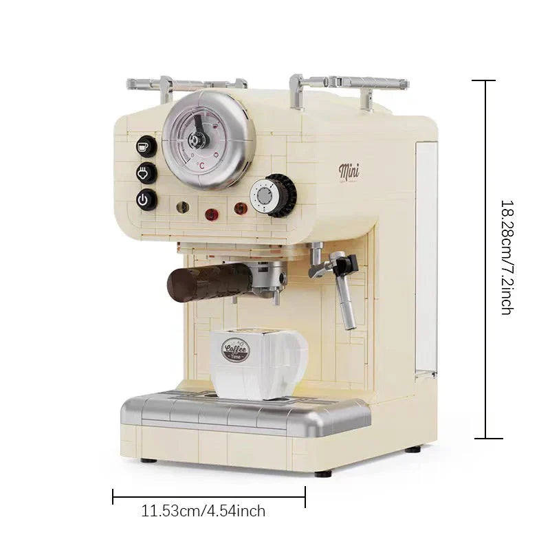 Skorter | 678PCS Creative Series Classic Coffee Machine Building Blocks Automatic Beverage Machine Model Building Toys Gift for Kids