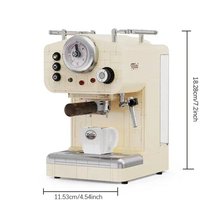Skorter | 678PCS Creative Series Classic Coffee Machine Building Blocks Automatic Beverage Machine Model Building Toys Gift for Kids