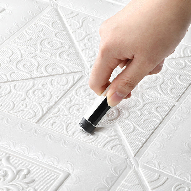 Skorter | 3D embossed interior wall covering Self-adhesive geometric texture wall covering