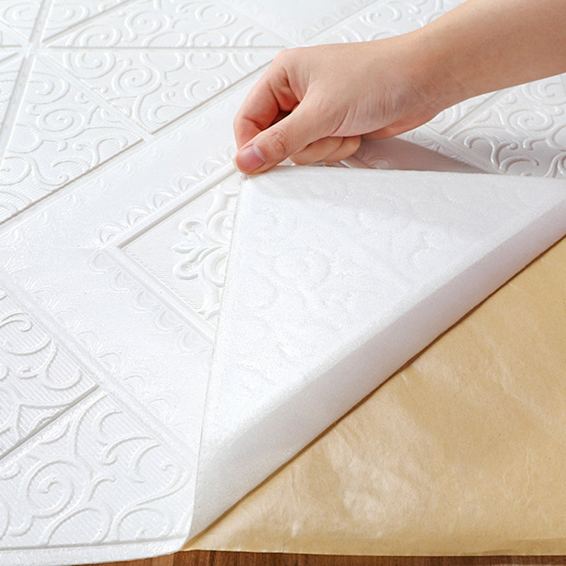 Skorter | 3D embossed interior wall covering Self-adhesive geometric texture wall covering