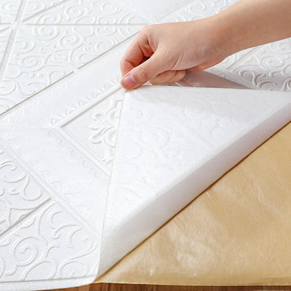 Skorter | 3D embossed interior wall covering Self-adhesive geometric texture wall covering