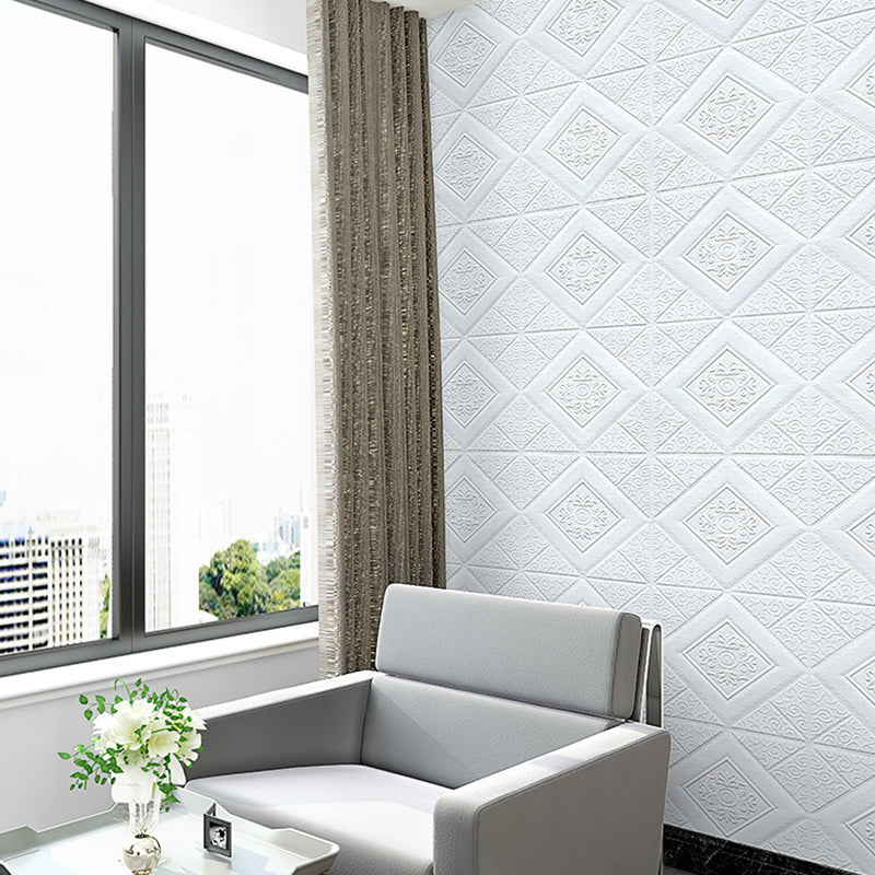 Skorter | 3D embossed interior wall covering Self-adhesive geometric texture wall covering