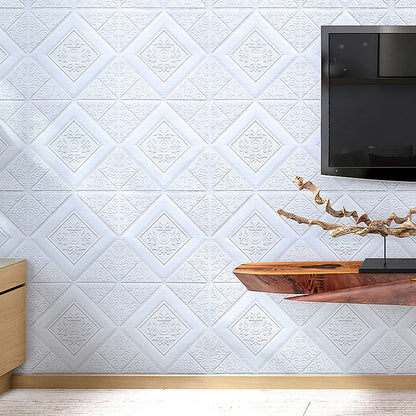 Skorter | 3D embossed interior wall covering Self-adhesive geometric texture wall covering