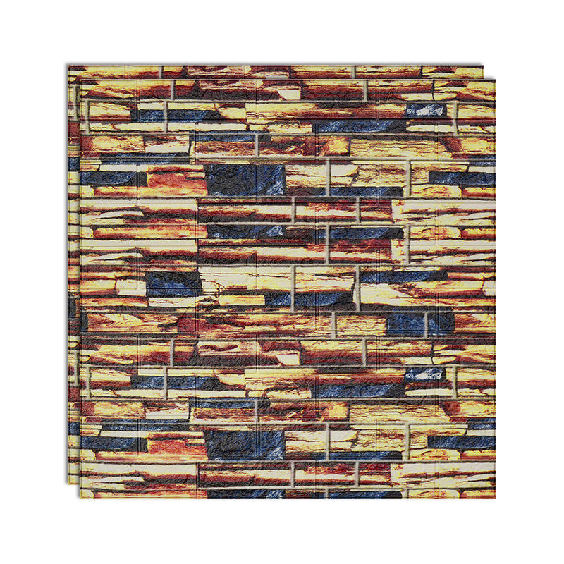 Skorter | 3D embossing interior wall panel self-adhesive square wall panel