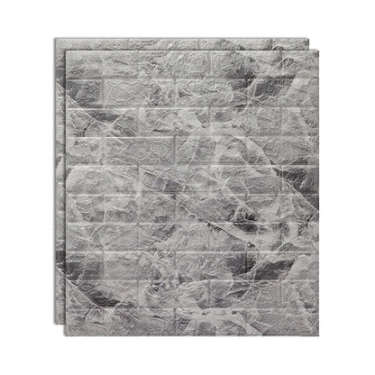 Skorter | 3D embossing interior wall panel self-adhesive square wall panel