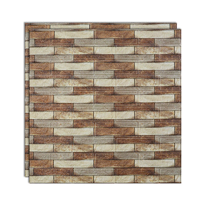 Skorter | 3D embossing interior wall panel self-adhesive square wall panel