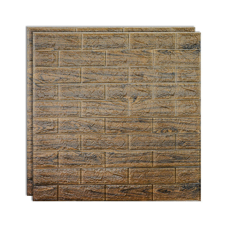 Skorter | 3D embossing interior wall panel self-adhesive square wall panel