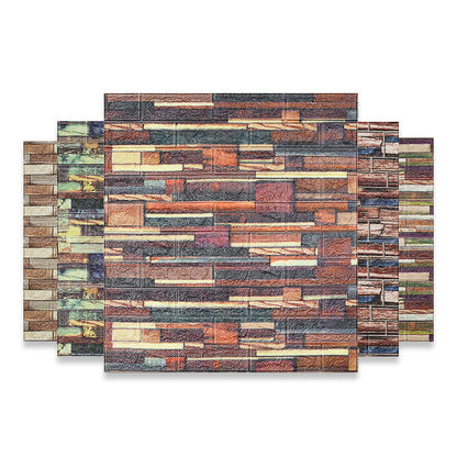 Skorter | 3D embossing interior wall panel self-adhesive square wall panel