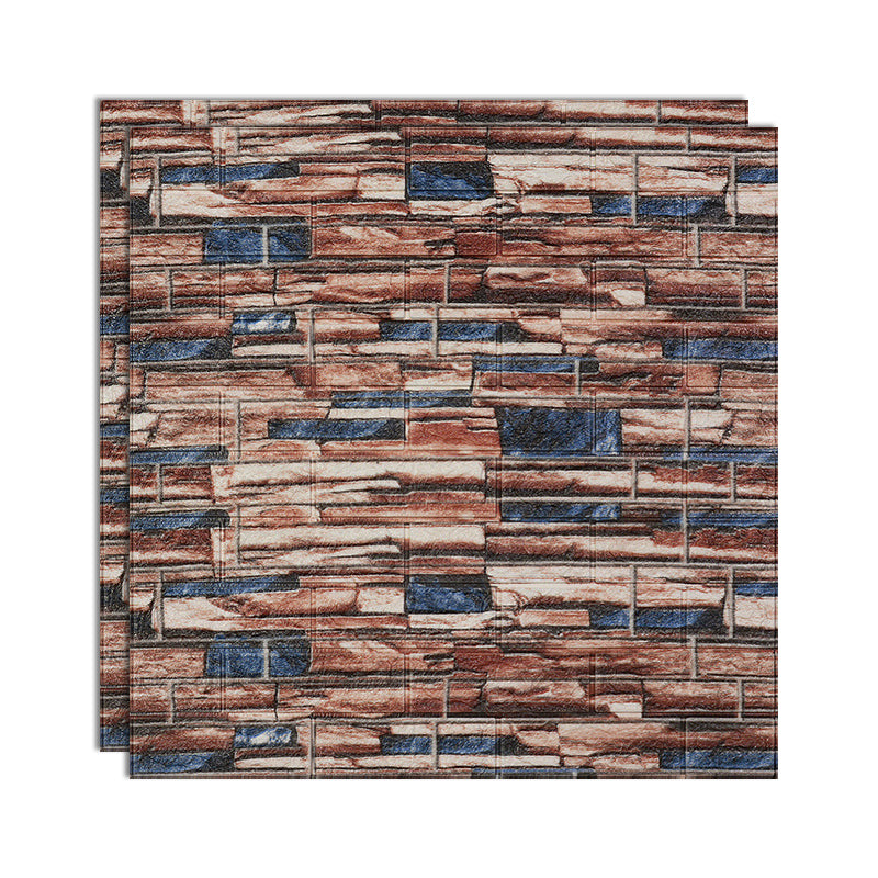 Skorter | 3D embossing interior wall panel self-adhesive square wall panel