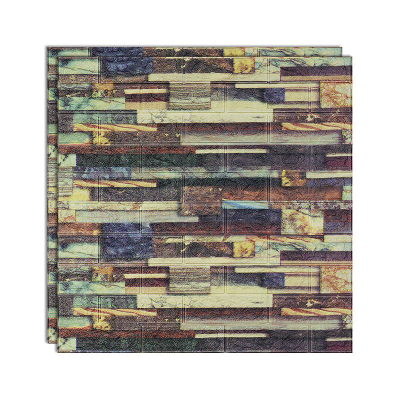 Skorter | 3D embossing interior wall panel self-adhesive square wall panel