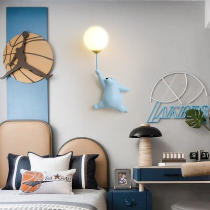 Skorter | Teddy LED Wall Lamp White/Blue/Pink