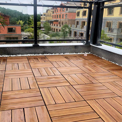 Skorter | Country House Engineered Floor Tile Waterproof Click-Lock Indoor Wood Flooring