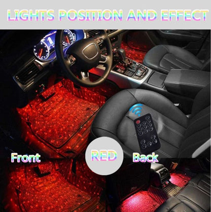 Skorter | Car Interior Atmosphere Lights - (Contains 4 Light Bars)