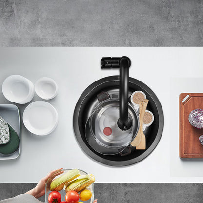 Skorter | Contemporary Style Kitchen Sink Stainless Steel Kitchen Sink with Single Bowl