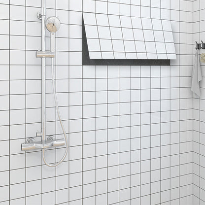 Skorter | 3-Pack PVC Rectangular Peel & Stick Subway Tiles Kitchen and Bathroom Backsplash