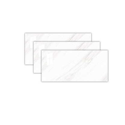 Skorter | 3-Pack PVC Rectangular Peel & Stick Subway Tiles Kitchen and Bathroom Backsplash