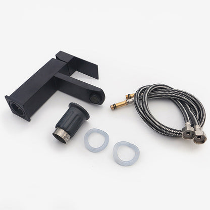 Skorter | Basic Centered Faucet Monochrome Faucet Sink Bathroom Faucet