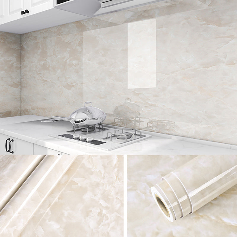 Skorter | Contemporary waterproof single tile marble print peel and stick bathroom backsplash tile