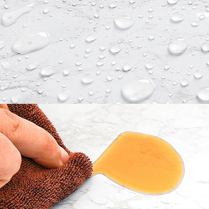 Skorter | Contemporary waterproof single tile marble print peel and stick bathroom backsplash tile