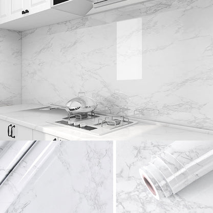 Skorter | Contemporary waterproof single tile marble print peel and stick bathroom backsplash tile