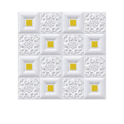 Skorter | Modern Tin Wall Panel Smooth Wall Ceiling XPE Cotton Set of 1