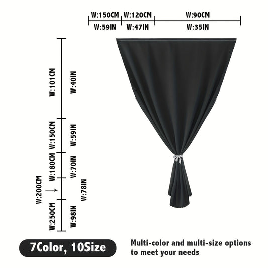 Skorter | 1 Piece Blackout Curtains - Self-Adhesive Window Decor for Bedroom and Living Room