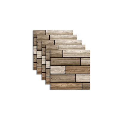 Skorter | Pattern Matte Color Stone Peel and Stick Mosaic Tile Peel and Stick Tile Set of 5