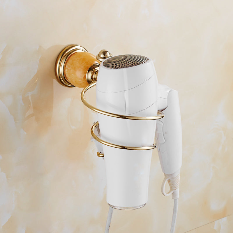 Skorter | Contemporary brushed brass bathroom accessories as a single piece or as a set