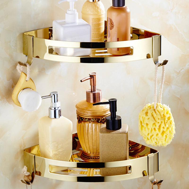 Skorter | Contemporary brushed brass bathroom accessories as a single piece or as a set