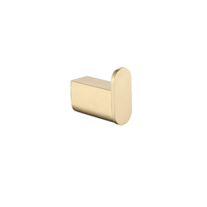 Skorter | 5-piece modern bathroom accessory set made of stainless steel with towel rail/robe hooks/toilet paper holder