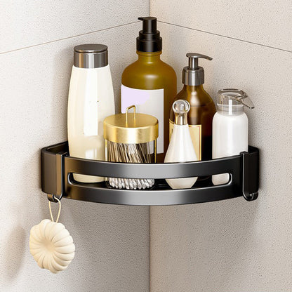 Skorter | Contemporary Bathroom Accessory Set Matte Black Bathroom Set with Bathrobe Hooks/Towel Bar