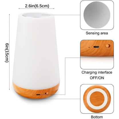 Skorter | SpaceGlow - Rechargeable LED Night Light with Remote Control and Timer