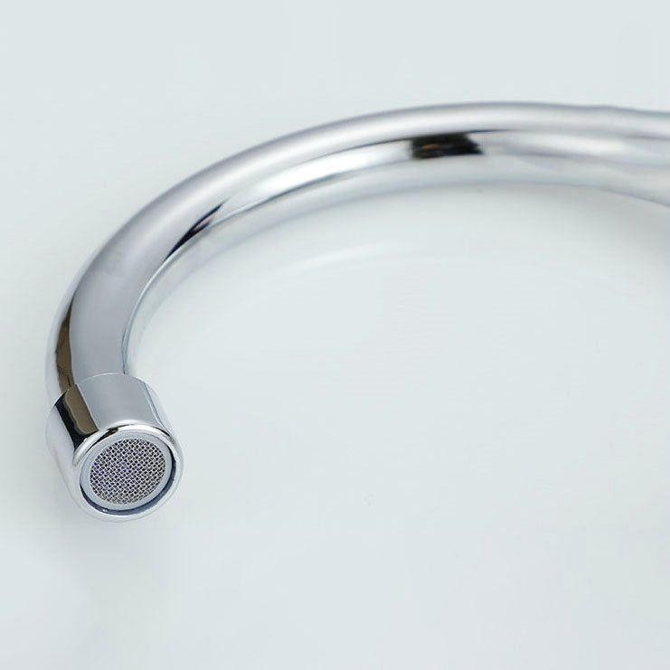 Skorter | Button handle central faucet Contemporary design sink faucet 2-hole faucet for the bathroom