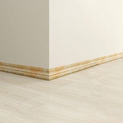 Skorter | Modern Baseboards 3D Embossing Baseboard PVC Stereo Base Set of 1