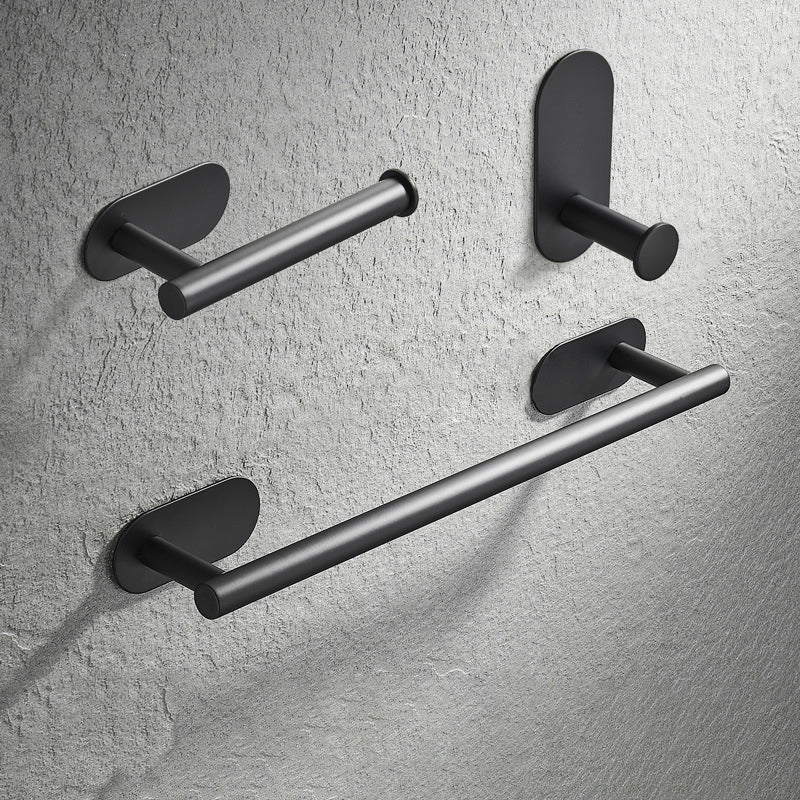 Skorter | 4-piece traditional bathroom hardware set with towel ring/paper holder & bath towel hook