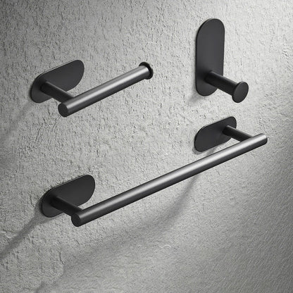 Skorter | 4-piece traditional bathroom hardware set with towel ring/paper holder & bath towel hook