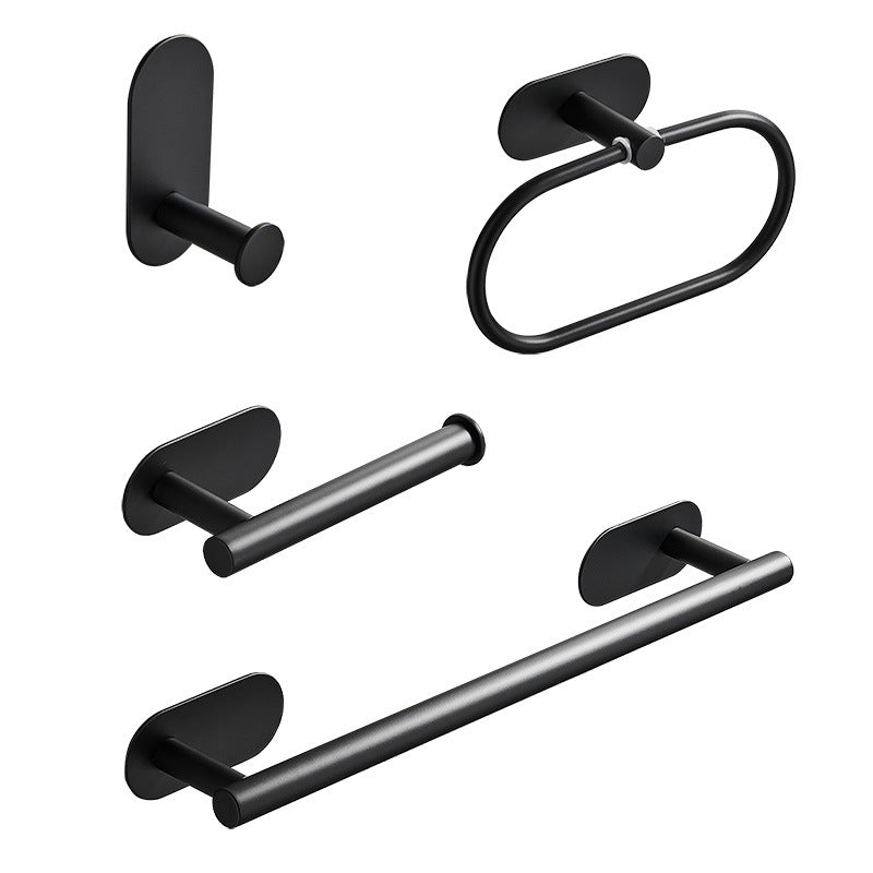 Skorter | 4-piece traditional bathroom hardware set with towel ring/paper holder & bath towel hook