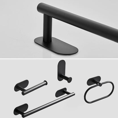 Skorter | 4-piece traditional bathroom hardware set with towel ring/paper holder & bath towel hook