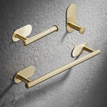 Skorter | 4-piece traditional bathroom hardware set with towel ring/paper holder & bath towel hook